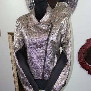 Sachin n Shabi Sparkle Biker Jacket
